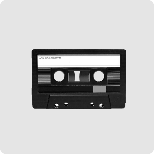 Convert Cassette to Digital - Mastertrack Services - Product image of cassette
