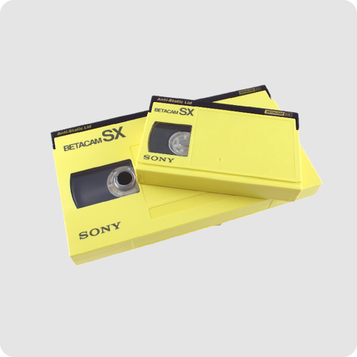 Old betacam SX professional video tape