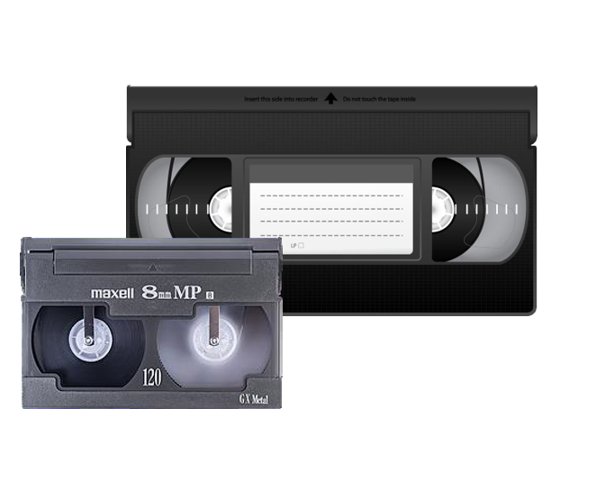 Digitize VHS tapes and 8mm film