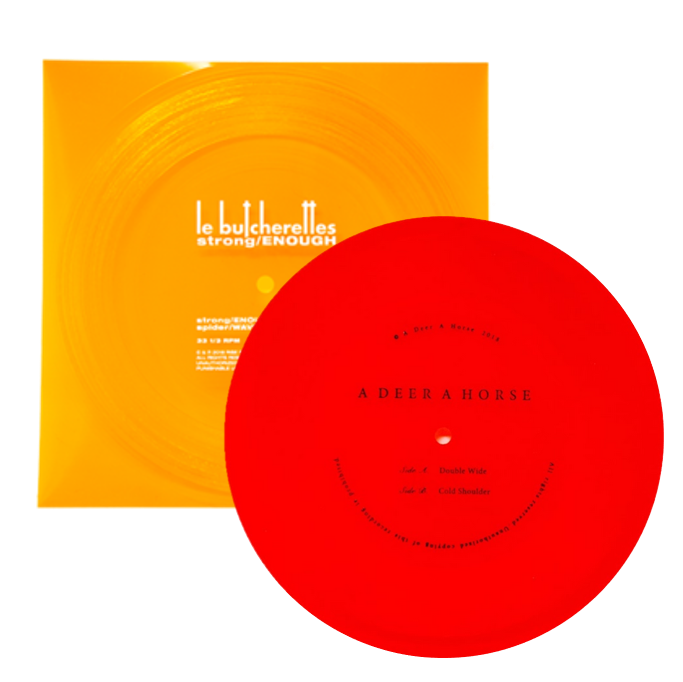orange square and red circle flexi disc examples